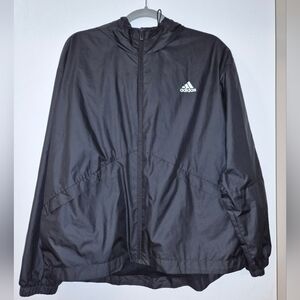 Adidas Black Windbreaker Jacket